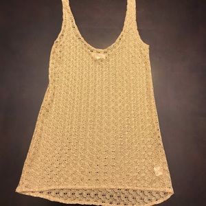 Anthropologie Gold Top